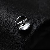 preiswerte Herren-Blazer &amp; -Anzüge-Herren Wintermantel Wollmantel Mantel Urlaub Geschäft Winter Wolle warm Draussen Oberbekleidung Bekleidung Modisch Warm-Ups Einfarbig Tasche Kargen Einreihiger Verschluss