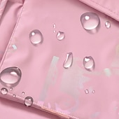 abordables Chaqueta de plumas y parka para chicas-Chaqueta acolchada para niñas, para actividades al aire libre, de algodón, impermeable, para exteriores, de 4 a 13 años, color negro, rosa y verde