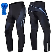 voordelige Heren Shorts, Panty&#039;s &amp; Broeken-Voor heren Strakke wielrenbroek Fietsen Kleding Onderlichaam Bergracen Wegwielrennen Sport Grafisch 3D-pad Fietsen Ademend Sneldrogend Zwart Geel Polyester Spandex Kleding Wielrenkleding