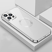 billige iPhone-etuier-Telefontrekk iPhone 15 Pro Max Plus iPhone 14 13 12 11 Pro Max Plus med Magsafe Kamera Linsebeskytter Støtsikker Solid Farge TPU