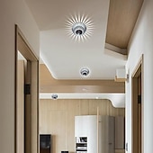 voordelige Verzonken gemonteerde wandlampen-1-licht 10cm modern/eigentijds mini-stijl inbouw wandlampen led sferisch ontwerp aluminium gang trappen wandlamp 90-240v 3w