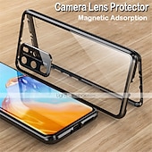رخيصةأون جراب للهواتف الأخرى-هاتف غطاء من أجل هواوي Hwawei P40 P30 P20 Pro Lite غطاء كامل للجسم شفاف حماية كاملة للجسم جهتين مضاعفتين لون سادة زجاج مقوى معدن