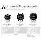 abordables Bracelets de montre Garmin-Bracelet cuir véritable QuickFit 22mm pour Garmin Fenix 7 6 5 Forerunner 955 Solar 945 935 Instinct 2 Epix Approach S62 S60 Marq Descent G1 Quatix 7