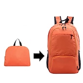 abordables Mochila de senderismo-20 L Mochila de senderismo Mochila Ligera Ligera Mochilas de Senderismo Resistente al Viento Resistente a la lluvia Transpirable Plegable Ligero Al aire libre Yoga Caza Pesca Senderismo Nailon Negro