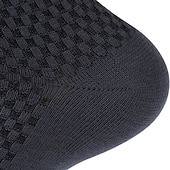tanie skarpetki męskie-Męskie 3 pary Skarpety Skarpety uciskowe Skarpety do adidaów (Crew socks) Czarny Granatowy Kolor Solidne kolory Codzienny Sport Średnie Wiosna, jesień, zima, lato Moda Wygoda