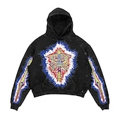cheap Horror-Punk Gothic Skeleton Skull Hoodie Skull Front Pocket Graphic For Couple&#039;s Men&#039;s Women&#039;s Adults&#039; Masquerade 3D Print Casual Daily