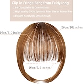 voordelige Pony-pony haar clip in extensions natuurlijke pony pony clip-on front nette platte knal een stuk lang steil haarstukje voor vrouwen
