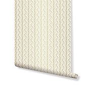 halpa Tapetit-geometrinen tapetti keltainen irrotettava pvc/vinyyli itseliimautuva tapetti 17,7&#039;&#039;x118&#039;&#039;in(45cmx300cm) / 45x300cm
