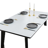 abordables Nappes-Housse de set de table de ferme 100 % imperméable et résistante à l&#039;huile, nappe en vinyle PVC, protection de nappe rectangulaire pour table à manger, extérieur et intérieur