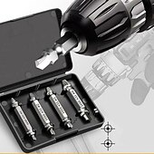 お買い得  ドリルビットセット-4 / 5pcs /sethss6542破損したスクリューエクストラクタドリルビット剥がれた壊れたスクリューボルトエクストラクタリムーバー簡単に解体ツールを取り出す