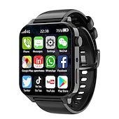 cheap Smartwatch-696 TK01 Smart Watch 1.99 inch 4G LTE Cellular Smartwatch Phone Bluetooth 4G Pedometer Call Reminder Sleep Tracker Compatible with Android iOS Men GPS Hands-Free Calls with Camera IP 67 31mm Watch