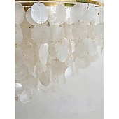 economico Lampadari-Lampadario 4 luci 50 cm scocca in metallo finiture verniciate moderno 110-120v / 220-240v