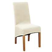 baratos Capa para Cadeira de Jantar-Capas para cadeiras de jantar, capas para cadeiras elásticas, capas protetoras para cadeiras com encosto alto em spandex capas de assento com elástico para sala de jantar, casamento