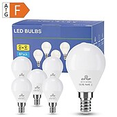 cheap LED Globe Bulbs-6pcs 6W LED Light Globe Bulbs Ceiling Fan Light Bulbs 550lm E14 G45 20LED  SMD 2835 60W Halogen Equivalent Warm Cold White 220-240V