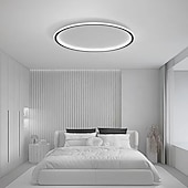 お買い得  フラッシュマウント＆セミフラッシュマウント-1ライト　新しいled　シーリング　ランプラウンド　超薄型　シンプル　円形　デザイン　シーリングライト　メタル　ベッドルーム　ランプ　北欧クリエイティブ　家庭用　オフィス　スタディダイニングランプ　28wリモコンでのみ調光可能