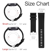 abordables Correas de reloj Fitbit-Ver Banda para Fitbit Versa 2 / Versa Lite / Versa SE / Versa Silicona Reemplazo Correa Transpirable Correa Deportiva Pulsera