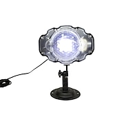 お買い得  クリスマスギフトライト-クリスマススノープロジェクションライトリモートコントロール低電圧プラグクリスマス雰囲気装飾ランプEU UK US AUプラグ