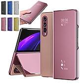 preiswerte Samsung-Handyhülle-Handy Hülle Handyhüllen Für Samsung Galaxy Z-Falte 6 Z Fold 5 Z Fold 4 Z Fold 3 Klappetui Shutzrahmen Magnetisch Ganzkörperschutz Einfarbig PC Metall