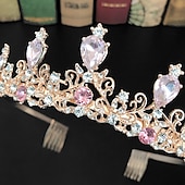 economico Fasce e corone-Bambino Da ragazza Accessori per capelli Attivo Dolce Esterno Regali di Natale Tinta unita Metallo Metallizzato Rosa Rosso