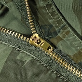 levne Klasický-Pánské Šortky s kapsami Camo šortky Kraťasy Dağcı Şortu Zip Multi kapsa Kamuflážní barva Denní Dovolená Šik ven stylové Vojenská zelená Khaki Neelastické