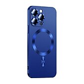 رخيصةأون جرابات آيفون-هاتف غطاء من أجل Apple ايفون 16 آيفون 15 برو ماكس بلس iPhone 14 Pro Max Plus iPhone 13 12 11 Pro Max مع ماجسيف حامي عدسة الكاميرا دعم الشحن اللاسلكي ماتي متجمد لون الصلبة TPU
