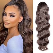 abordables Coletas-Coletas Clásico / sintético / Garra de oso / clip de mandíbula Pelo sintético Pedazo de cabello La extensión del pelo Rizado Larga Fiesta / Ropa Cotidiana / Fiesta y Noche