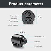 economico Videocamere di sorveglianza per esterni-webcam 1080p box wifi rilevamento del movimento configurazione protetta wi-fi plug and play supporto per interni