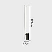 voordelige Wandverlichting voor binnen-led wandlampen lineaire indoor, minimalistische led wandlamp, lineaire wandlamp armatuur badkamer eetkamer gang woonkamer (wit/warm wit licht)/messing