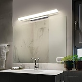 billige Vanity-lamper-servantlys led speil frontlampe vanntett ip20 led baderomslys over speil veggbelysningsarmaturer for bad soverom stue skap 110-240v