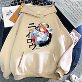 cheap Cartoon &amp; Movie Character Graphic-Genshin Impact Nilou Hoodie Cartoon Manga Pattern Front Pocket Graphic For Couple&#039;s Men&#039;s Women&#039;s Adults&#039; Masquerade Hot Stamping Casual Daily