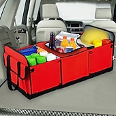 cheap Vehicle Service-Car Trunk Storage Box Foldable Anti-slip Car Storage Box Toy Food Storage Bag Car Organize Car Accessories