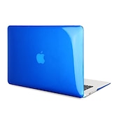 cheap Laptop Bags,Cases &amp; Sleeves-Crystal Laptop Case For Apple Macbook Air Pro Retina 11 12 13 15 16 inch Solid Colored Plastic Hard Clear Laptop Cover Protective Cover