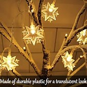 cheap Battery String Lights-Star Fairy String Lights Christmas Holiday Lights 10M 80LEDs with 13key Remote Control Creative Party Holiday Optional Remote Controller Battery Box or Remote Controller USB 1set