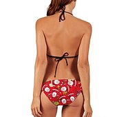 billige Julepysjamas-Mrs.Claus Undertøy Dame Jul julaften Jul Voksen Fest Jul Bikini