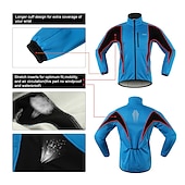 baratos Jaquetas e Gilets para homens-Arsuxeo Homens Jaqueta para Ciclismo Jaqueta Corta-Vento Casaco de lã Inverno Térmico / Quente A Prova de Vento Forro de Velocino Respirável Moto Jaqueta Ciclismo de Montanha Ciclismo de Estrada