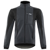 baratos Jaquetas e Gilets para homens-Arsuxeo Homens Jaqueta para Ciclismo Jaqueta Corta-Vento Casaco de lã Inverno Térmico / Quente A Prova de Vento Forro de Velocino Respirável Moto Jaqueta Ciclismo de Montanha Ciclismo de Estrada