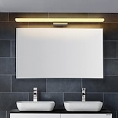 billige Vanity-lamper-servantlys led speil frontlampe vanntett ip20 led baderomslys over speil veggbelysningsarmaturer for bad soverom stue skap 110-240v
