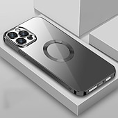 billige iPhone-etuier-Telefontrekk iPhone 15 Pro Max Plus iPhone 14 13 12 11 Pro Max Plus med Magsafe Kamera Linsebeskytter Støtsikker Solid Farge TPU