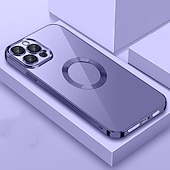 billige iPhone-etuier-Telefontrekk iPhone 15 Pro Max Plus iPhone 14 13 12 11 Pro Max Plus med Magsafe Kamera Linsebeskytter Støtsikker Solid Farge TPU