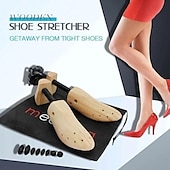 cheap Personal Care &amp; Health-Adjustable 1pcs Unisex Shoe Stretcher Wooden Shoes Tree Shaper Rack,Wood Flats Pumps Boots Expander Trees
