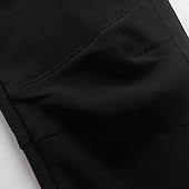 cheap Trousers &amp; Shorts-Men&#039;s Waterproof Hiking Pants Fleece Lined Pants Softshell Pants Winter Outdoor Thermal Warm Fleece Lining Waterproof Windproof Pants / Trousers Bottoms Black Army Green Fleece Hunting Ski