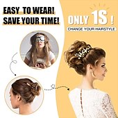 economico Chignon-arruffato updo disordinato parrucchino estensione dei capelli coda di cavallo con elastico elastico updo coda di cavallo parrucchino estensioni dei capelli sintetici scrunchies coda di cavallo