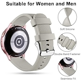ieftine Curele de ceas Samsung-Uita-Band pentru Samsung Galaxy Watch 7/6/5/4 40/44mm, Galaxy Watch 5 Pro 45mm, Galaxy Watch 4/6 Classic 42/46/43/47mm, Watch 3, Active 2, Gear S2 Silicon moale Înlocuire Curea 20mm Banderolă Sport