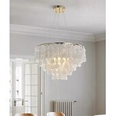 economico Lampadari-Lampadario 4 luci 50 cm scocca in metallo finiture verniciate moderno 110-120v / 220-240v