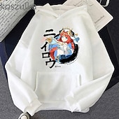 cheap Cartoon &amp; Movie Character Graphic-Genshin Impact Nilou Hoodie Cartoon Manga Pattern Front Pocket Graphic For Couple&#039;s Men&#039;s Women&#039;s Adults&#039; Masquerade Hot Stamping Casual Daily