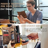 Недорогие Чехлы для Samsung-Чехол для телефона Samsung Galaxy Wallet Card S22 Ultra Plus S21 FE S20 A72 A52 A32 5G Note 20 10 Ultra Plus A51 с молнией и ремешком для телефона подставка однотонная PU-кожа