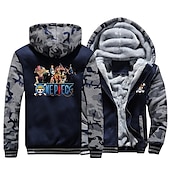 preiswerte Retro-Grafik-Wikinger Walhalla Kapuzenshirt Anime Oberbekleidung Anime Grafik Für Paar Herren Damen Erwachsene Heißprägen Casual