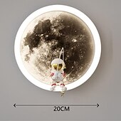 preiswerte Indoor-Wandleuchten-led wandleuchten wandleuchte wandleuchte dekor astronaut mond muster wandleuchten für kinder jungen kinder schlafzimmer wohnzimmer hintergrund