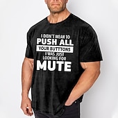 economico magliette da uomo taglie forti-Per uomo Taglie Forti Maglietta Grande e alto Grafico Girocollo Stampato Manica Corta Primavera &amp; Estate Moda Streetwear Essenziale Confortevole Vacanza Casuale Top