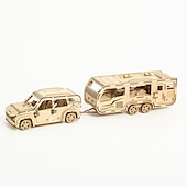 levne Skládačky-3D dřevěné puzzle kutilský model rv puzzle hračka dárek pro dospělé a dospívající festival / dárek k narozeninám